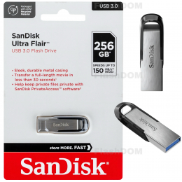 Флеш-накопитель SanDisk Ultra Flair USB 3.0 Flash Drive - 256 Гб