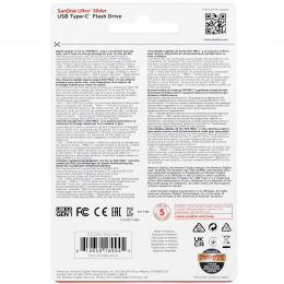 Флеш-накопитель SanDisk Ultra Slider USB Type-C - 064 ГБ