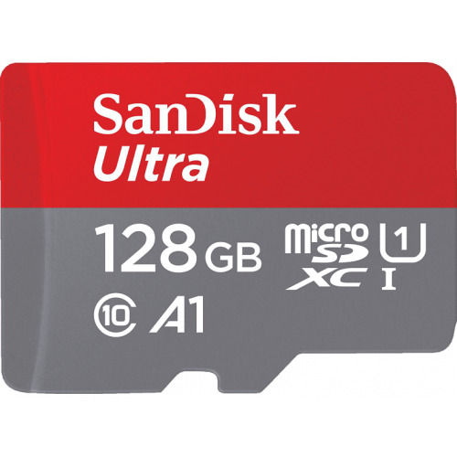 Карта памяти SanDisk microSDXC 128 ГБ Ultra Class 10 UHS-I A1, 140 Мб/с