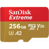 Карта памяти SanDisk Extreme microSDXC 256 ГБ Class 10 UHS-I A2, 190/130 Мб/с