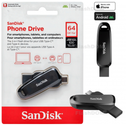 Флеш-накопитель SanDisk Phone Drive  (Black)-064 ГБ