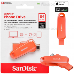 Флеш-накопитель SanDisk Phone Drive (Orange)-064 ГБ