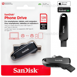 Флеш-накопитель SanDisk Phone Drive (Black)-128 ГБ